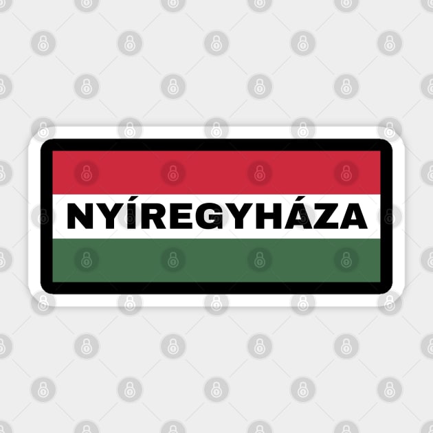 Nyíregyháza City in Hungarian Flag Sticker by aybe7elf